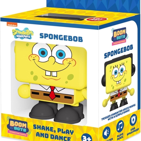 SpongeBob SquarePants Yellow Boombox with Sound Effects - Picture 4 of 13